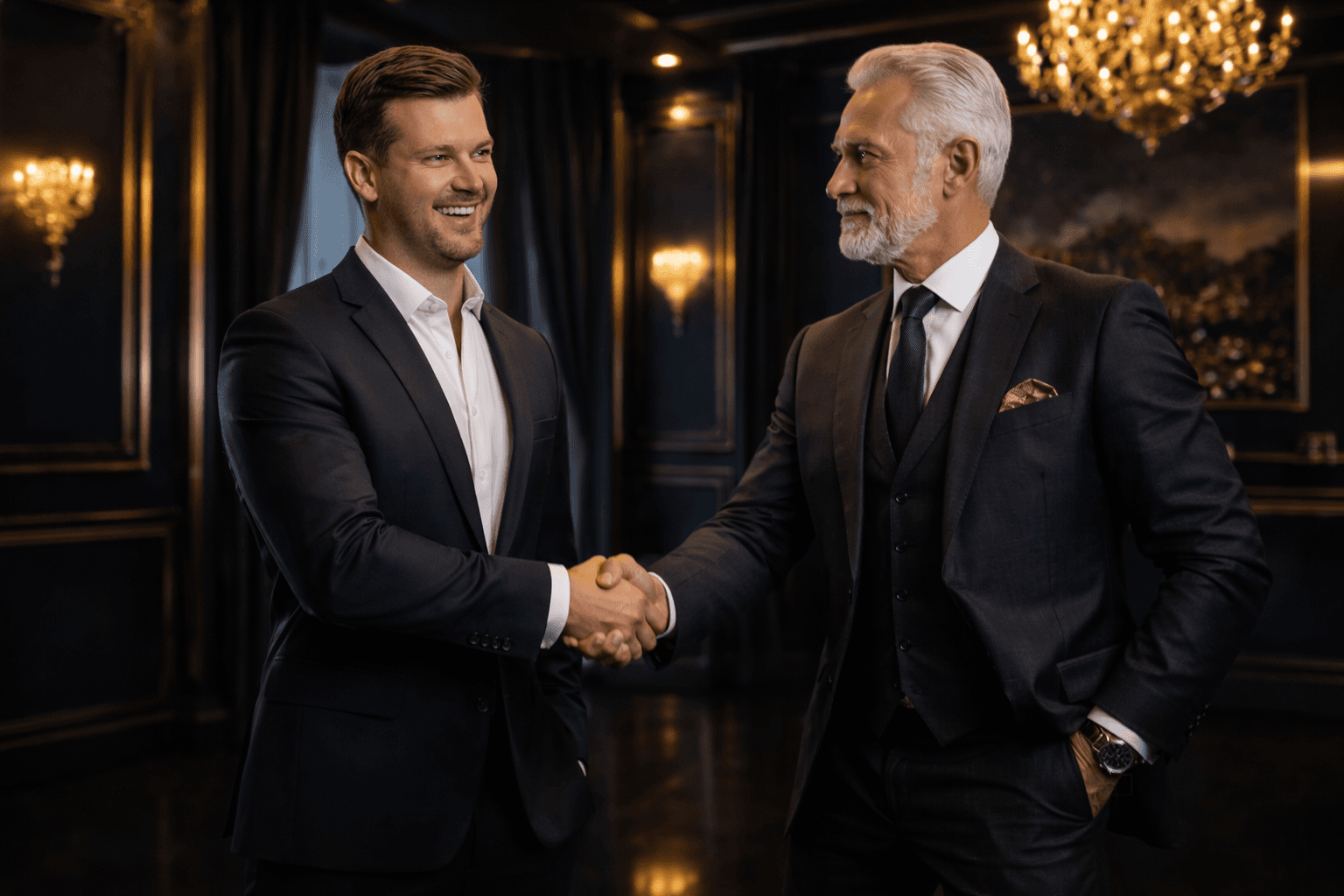Guilherme Pilger em atendimento imobiliario premium